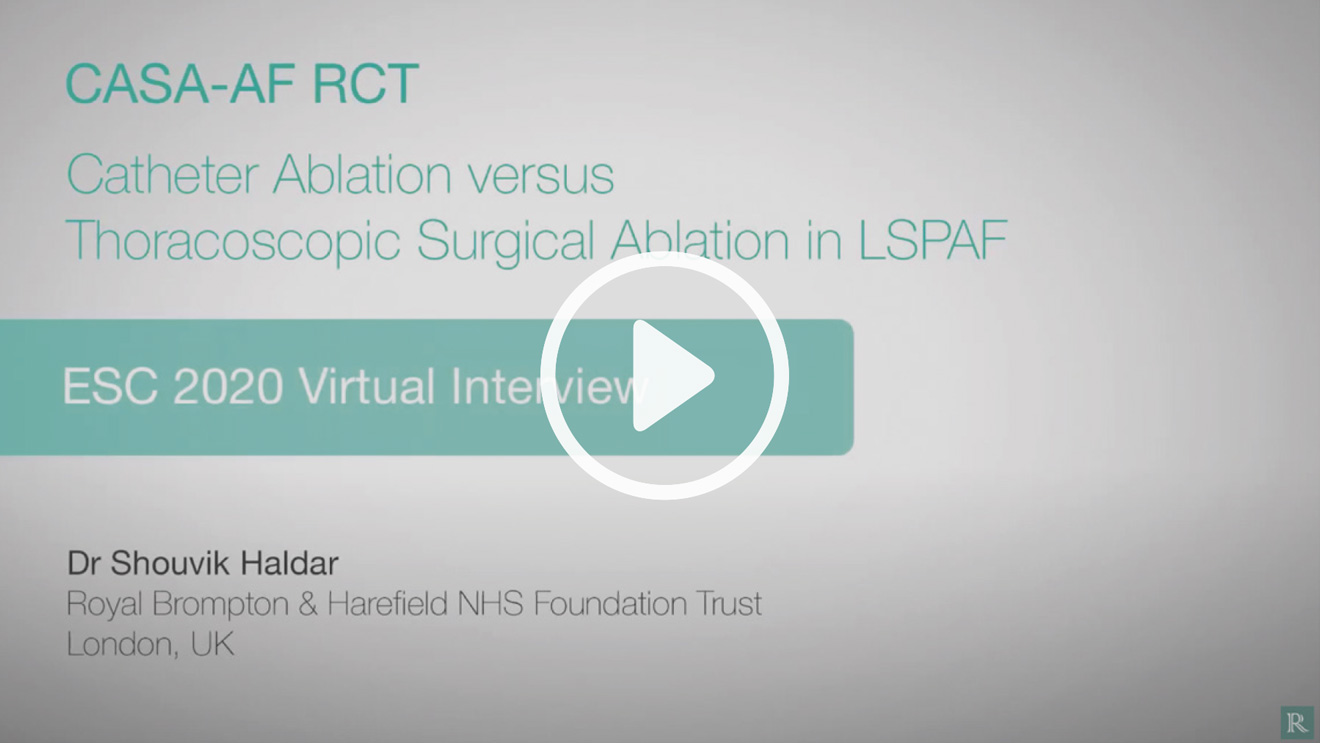 Catheter ablation versus thoracoscopic surgical ablation Catheter ablation versus thoracoscopic surgical ablation